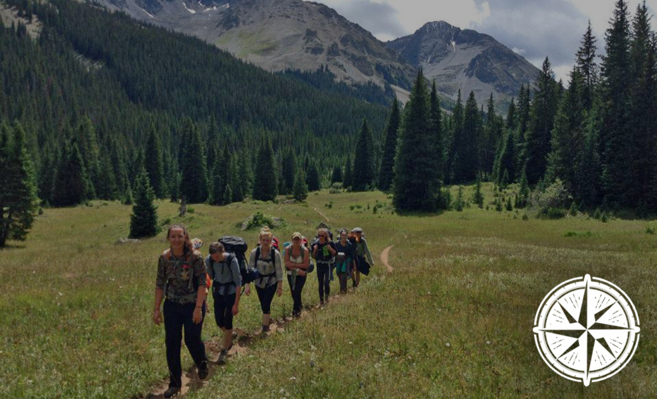 people hiking