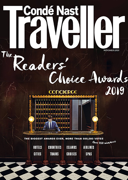 Condé Nast Traveller magazine cover