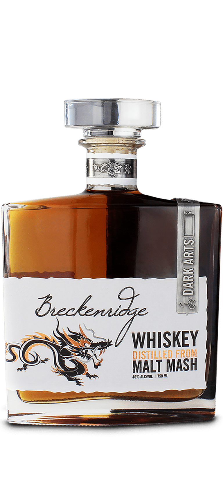 Breckenridge Dark Arts Whiskey Distilled from Malt Mash Breckenridge