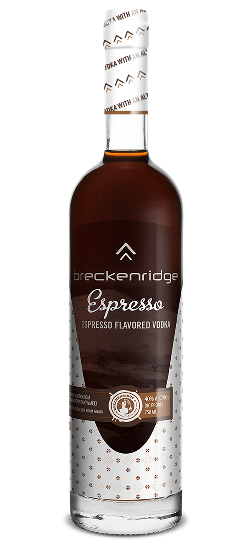 Breckenridge Espresso Vodka bottle 750 mL