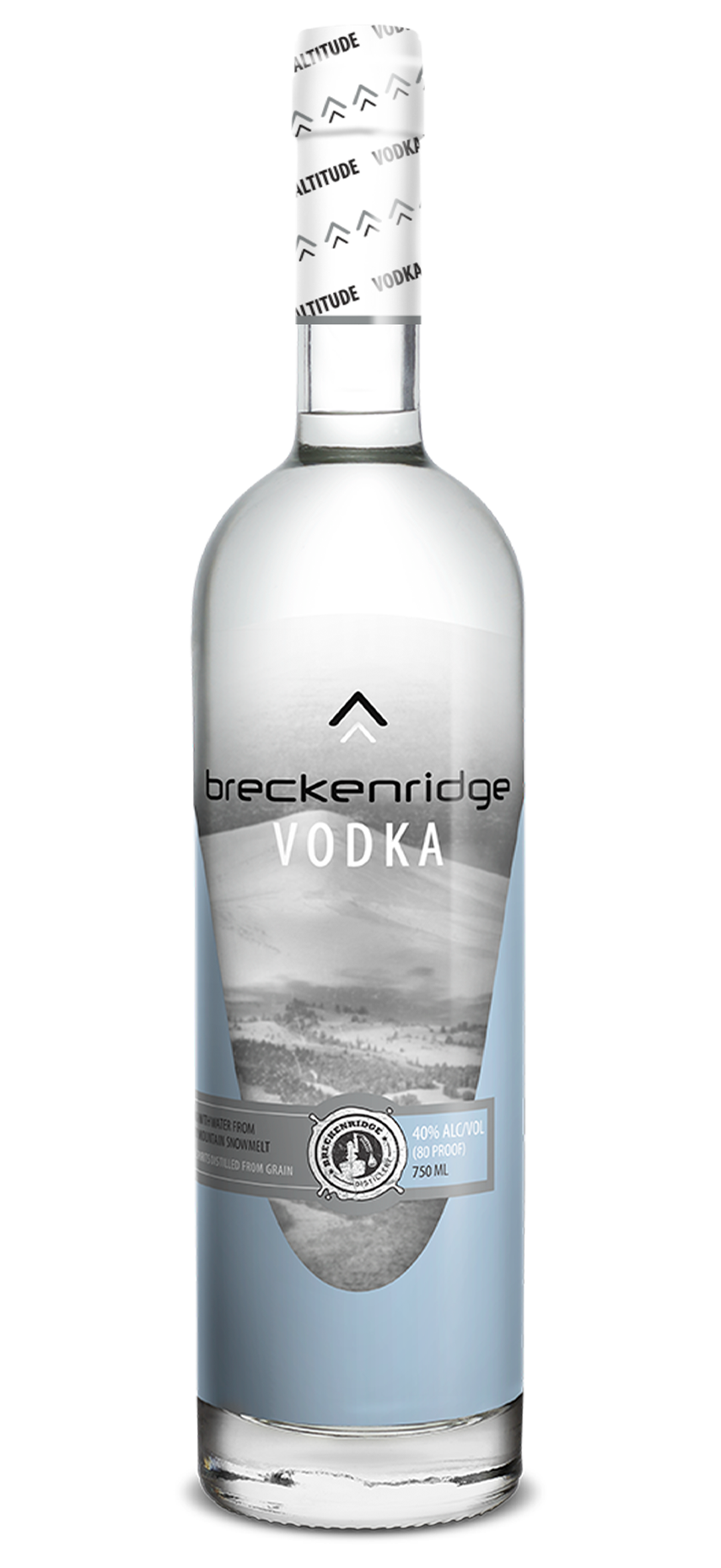 Breckenridge Vodka bottle 750 mL