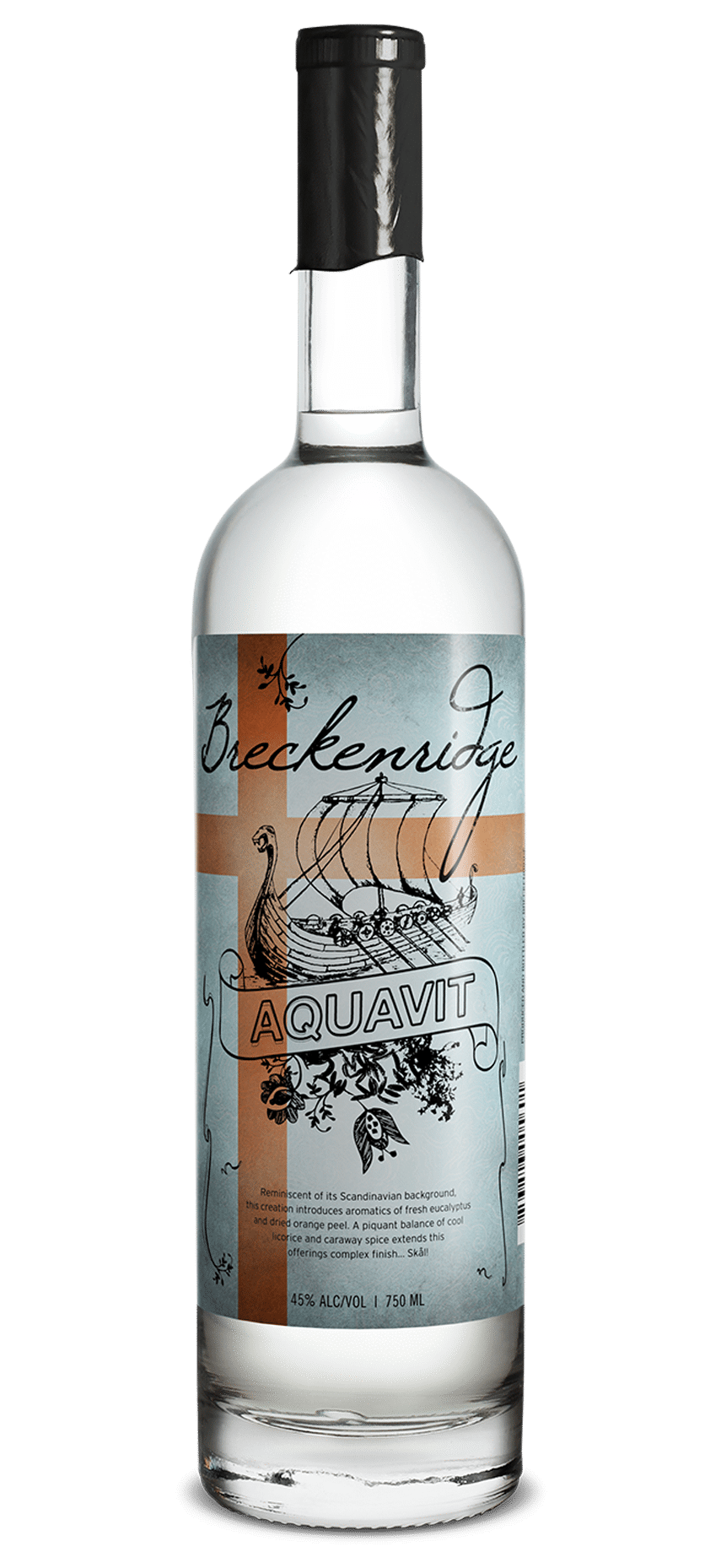 Breckenridge Aquavit bottle