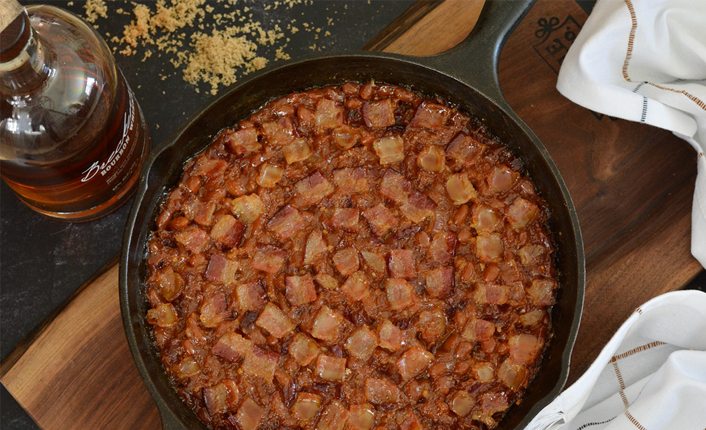 bourbon baked beans with bacon