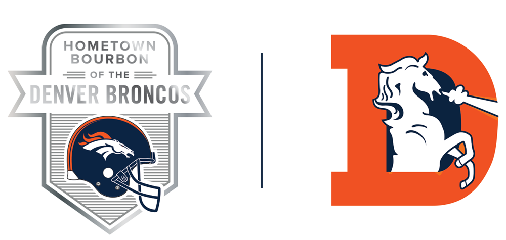 Hometown Bourbon of the Denver Broncos retro D logo