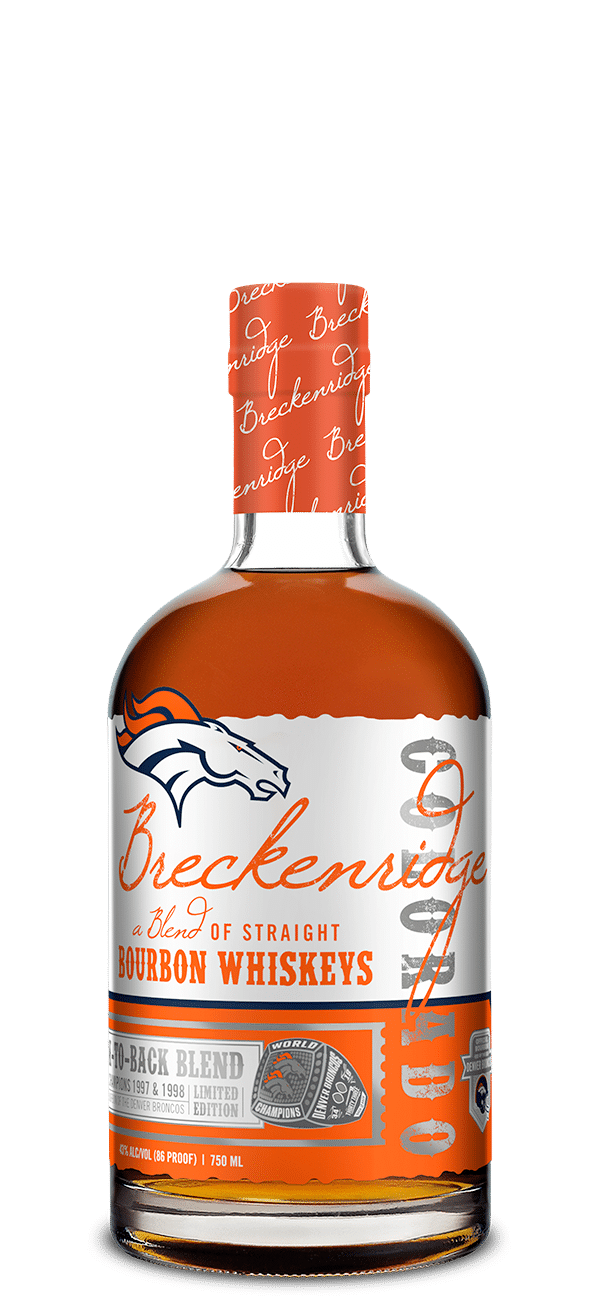 Breckenridge Broncos Whiskey Where To Buy SPECIALTY RELEASE: BRONCOS BOURBON BLENDS 'ORANGE' - Breckenridge