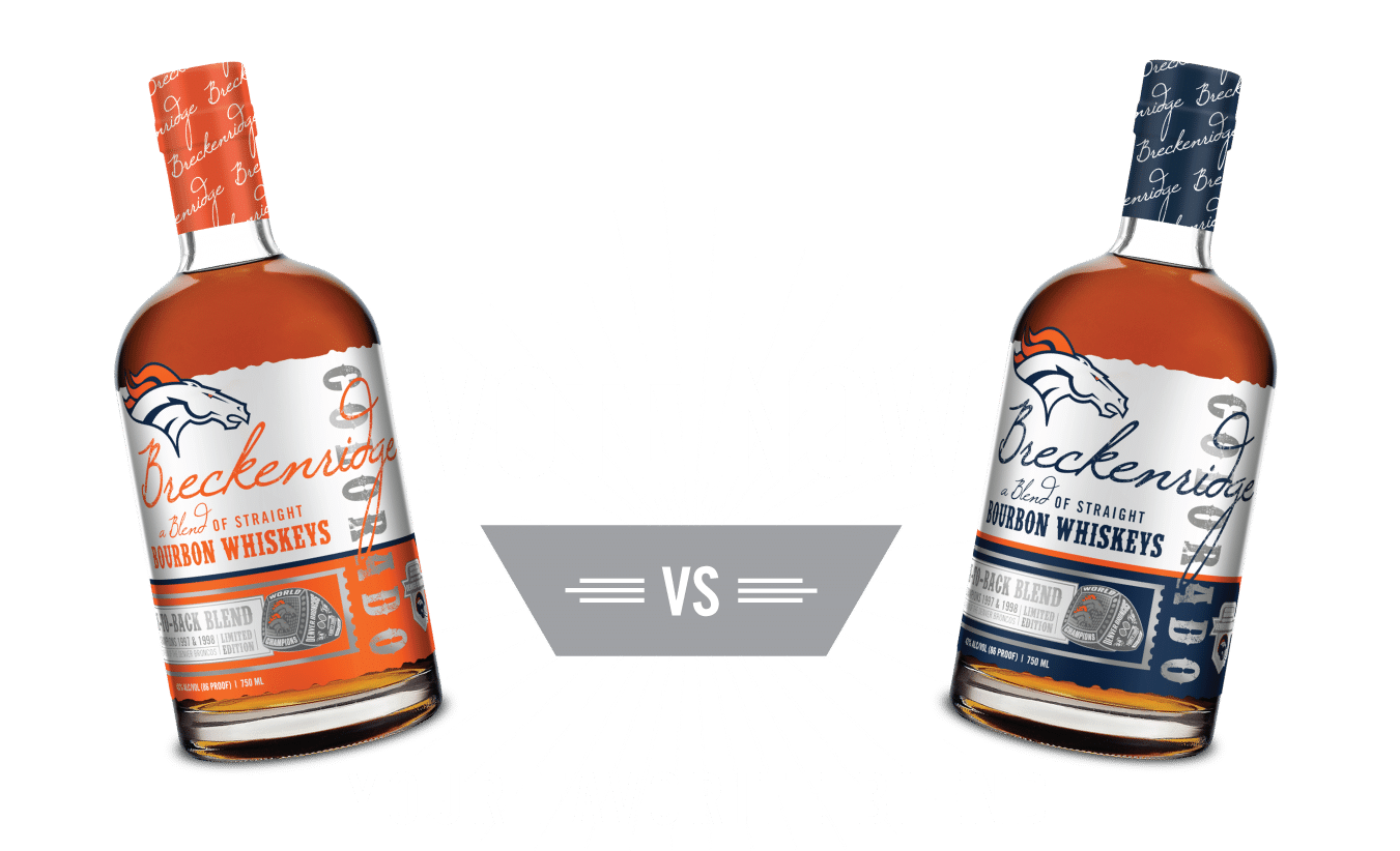 Breckenridge Broncos Whiskey Where To Buy Back-to-Back Blend - Official Bourbon of Denver Broncos - Breckenridge