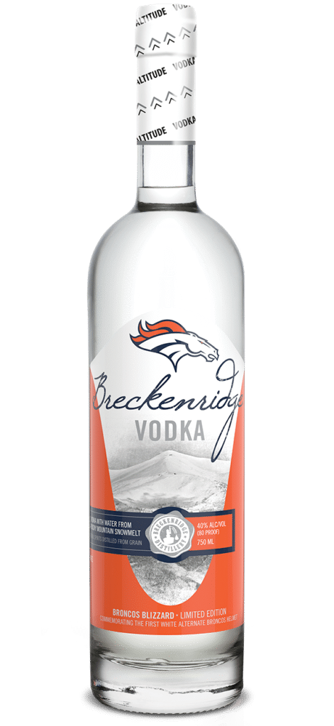 Breckenridge Vodka Broncos Blizzard Limited Edition